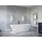 Anzzi Kayenge 5.9 ft. Solid Surface Freestanding Bathtub in Matte White FT-AZ8419 - alternate 9